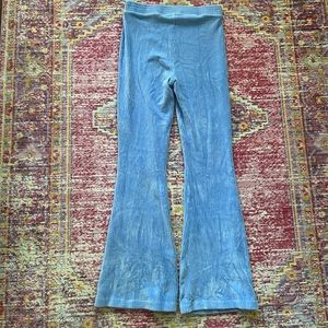 Aerie Blue Flare Pants. Size Medium.